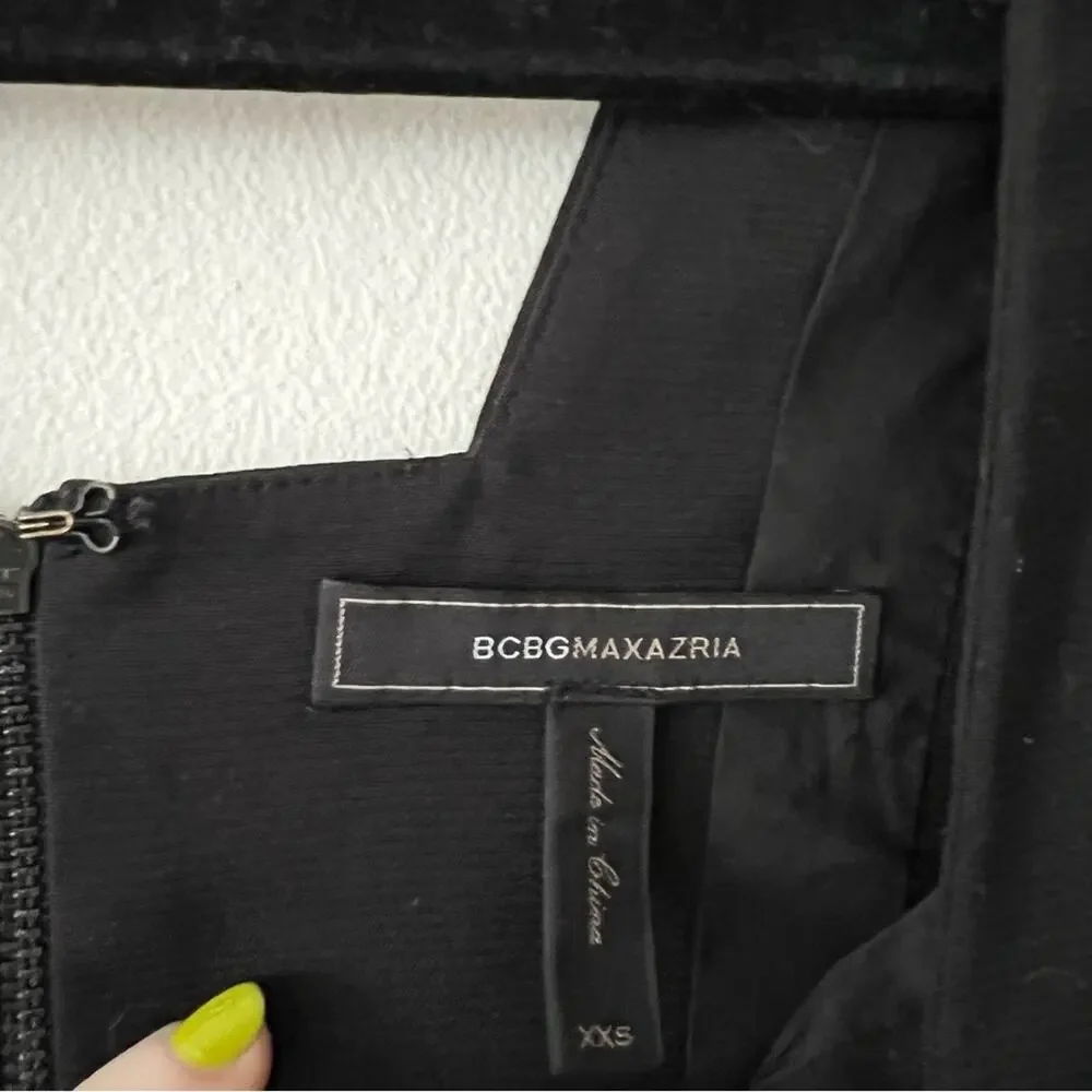 BCBGMaxAzria Rina Black Crop Top